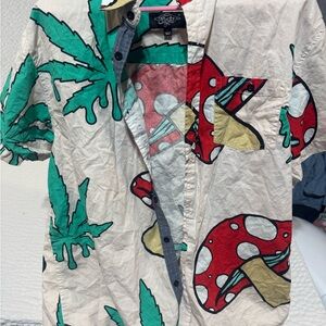 Eighty Eight Teal and Black Graphic Shirt